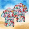 Aurora Fire Department Illinois Tropical Style AOP Print Shirt Sleeve Hawaiian Shirt