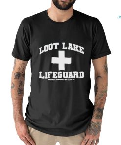 Loot Lake Lifeguard Shirt Proudly Sponsored By Slurp Co Shirt