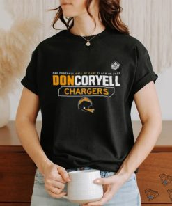 Los Angeles Chargers Pro Football Hall Of Fame Class Of 2023 Don Coryell shirt