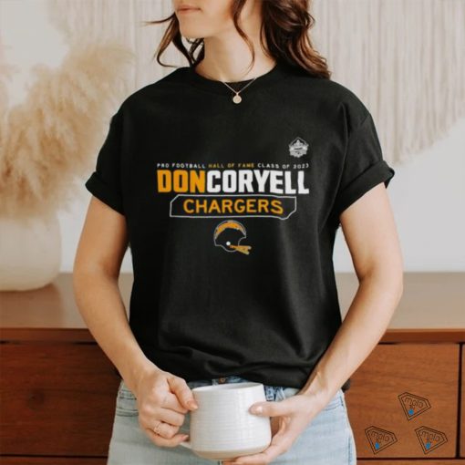 Los Angeles Chargers Pro Football Hall Of Fame Class Of 2023 Don Coryell shirt