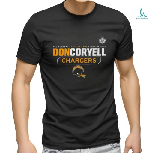 Los Angeles Chargers Pro Football Hall Of Fame Class Of 2023 Don Coryell shirt