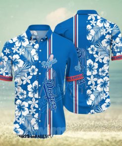 Los Angeles Dodgers MLB Flower Classic Full Print Hawaiian Shirt