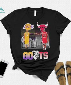 Los Angeles Lakers Kobe Bryant 24 And Chicago Bulls Michael Jordan 23 GOATs signature shirt