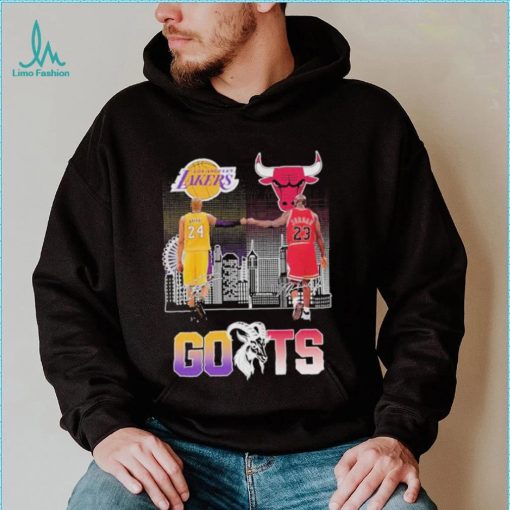 Los Angeles Lakers Kobe Bryant 24 And Chicago Bulls Michael Jordan 23 GOATs signature shirt