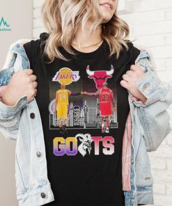 Los Angeles Lakers Kobe Bryant 24 And Chicago Bulls Michael Jordan 23 GOATs signature shirt