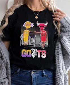 Los Angeles Lakers Kobe Bryant 24 And Chicago Bulls Michael Jordan 23 GOATs signature shirt