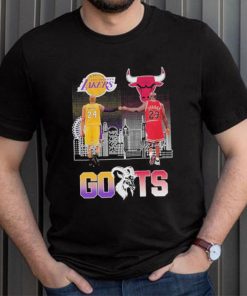 Los Angeles Lakers Kobe Bryant 24 And Chicago Bulls Michael Jordan 23 GOATs signature shirt