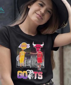 Los Angeles Lakers Kobe Bryant 24 And Chicago Bulls Michael Jordan 23 GOATs signature shirt