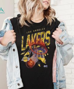 Los Angeles Lakers Nike Shattered Logo T Shirt