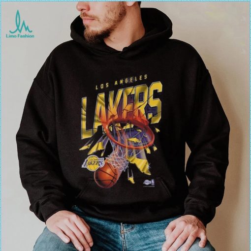Los Angeles Lakers Nike Shattered Logo T Shirt