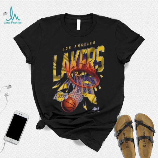 Los Angeles Lakers Nike Shattered Logo T Shirt