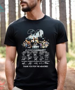 Lost Film 20 Years Anniversary 2004 2024 Memories signatures Shirt