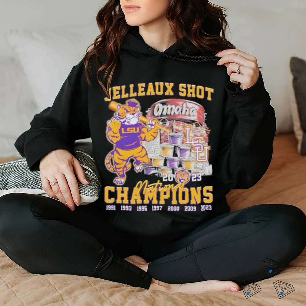 Lsu Tigers Jelleaux Shot Omaha National Champions 2023 T Shirt Lsu Tigers Jelleaux Shot Omaha National Champions 2023 T Shirt