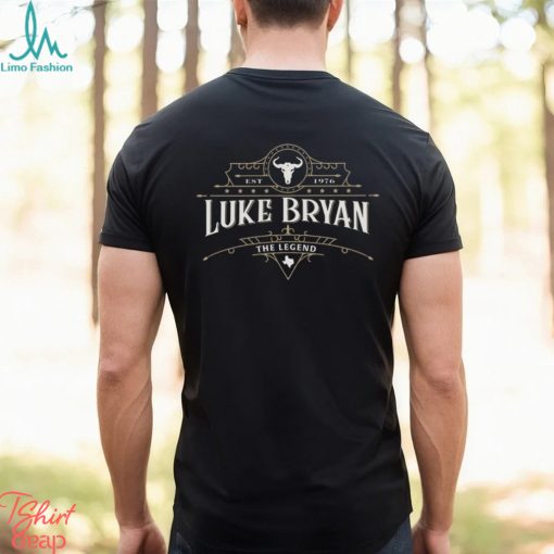 Luke Bryan Concert 1976 Bull Skull T shirt