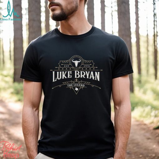 Luke Bryan Concert 1976 Bull Skull T shirt