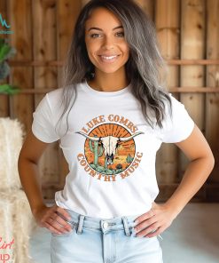 Luke Combs Tour Bull Skull Country Music Vintage T shirt