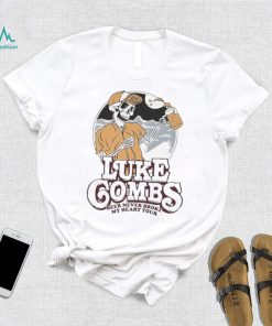 Luke Combs beer never broke my heart tour shirt