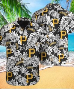 MLB Pittsburgh Pirates Tropical Palm Aloha Shirt