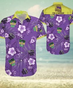 Macho Man I Am Savage Hawaiian Shirt Summer Vacation Gift