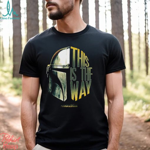 Mandalorian This Is The Way Helmet Star Wars T Shirt