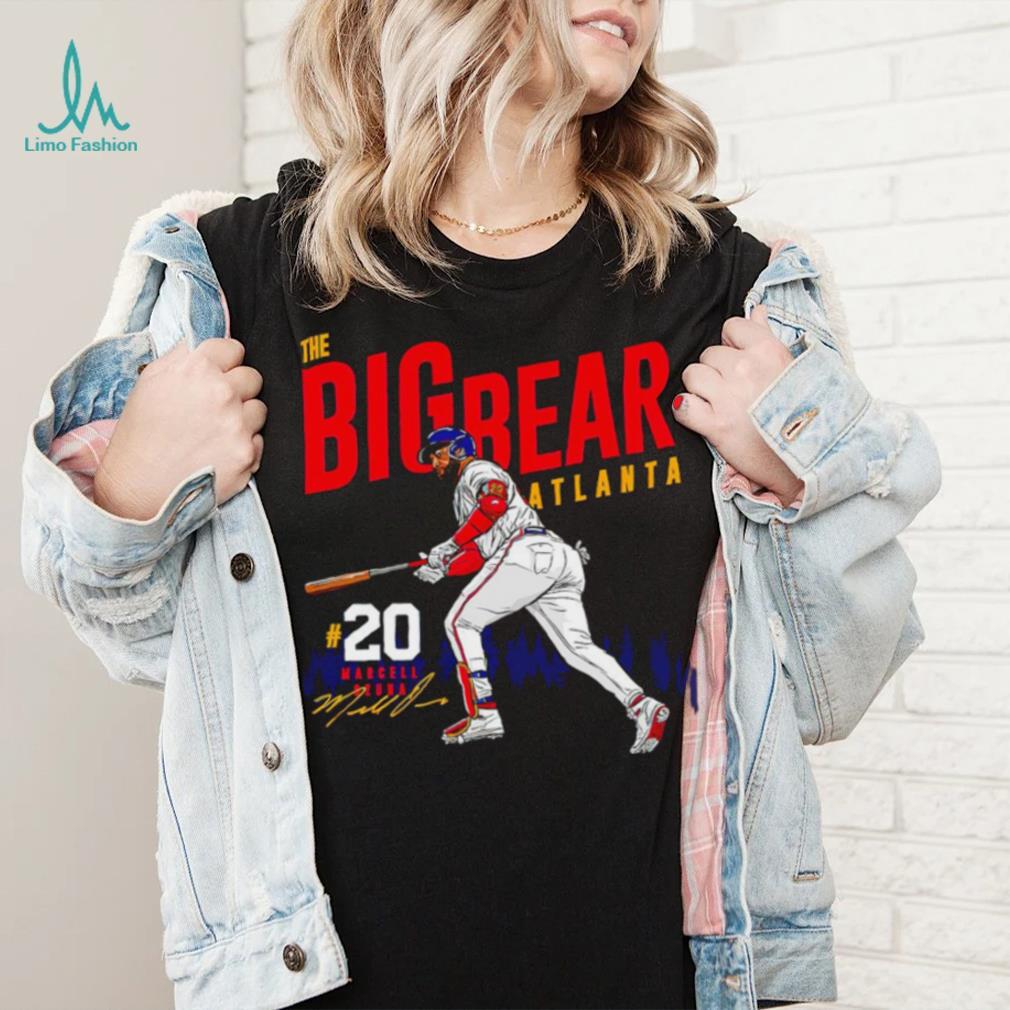 Marcell Ozuna Atlanta Braves The Big Bear Atlanta signature shirt - Limotees
