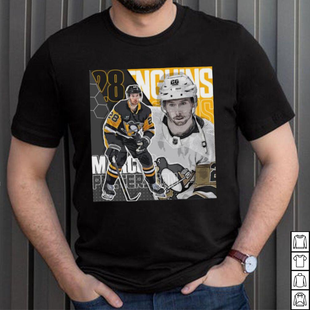 Marcus Pettersson 28 Pittsburgh Penguins hockey player poster shirt -  Limotees