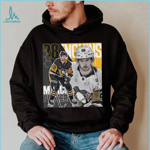 Marcus Pettersson 28 Pittsburgh Penguins hockey player poster shirt