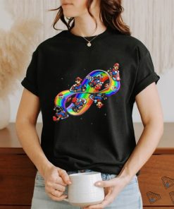 Mario Kart on a Mobius strip Mobius Kart LGBT Pride race shirt