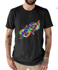 Mario Kart on a Mobius strip Mobius Kart LGBT Pride race shirt