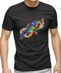 Mario Kart on a Mobius strip Mobius Kart LGBT Pride race shirt