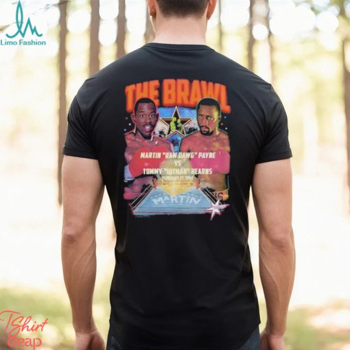 Marvothareal The Brawl Martin Raw Dawg Payne Vs Tommy Hitman Hearns Long Sleeve T Shirt