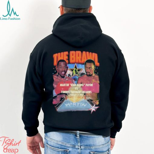Marvothareal The Brawl Martin Raw Dawg Payne Vs Tommy Hitman Hearns Long Sleeve T Shirt