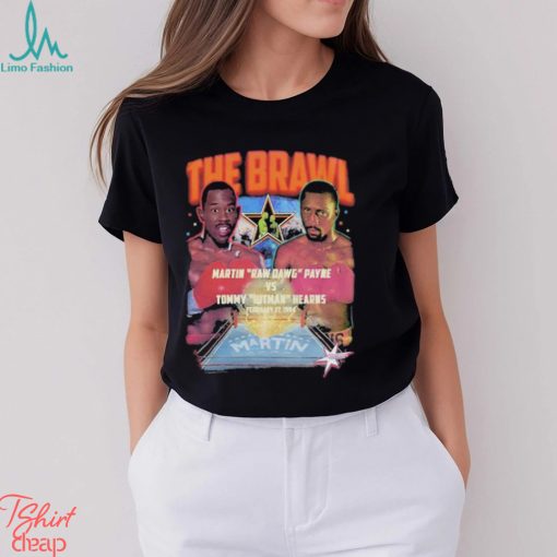 Marvothareal The Brawl Martin Raw Dawg Payne Vs Tommy Hitman Hearns Long Sleeve T Shirt