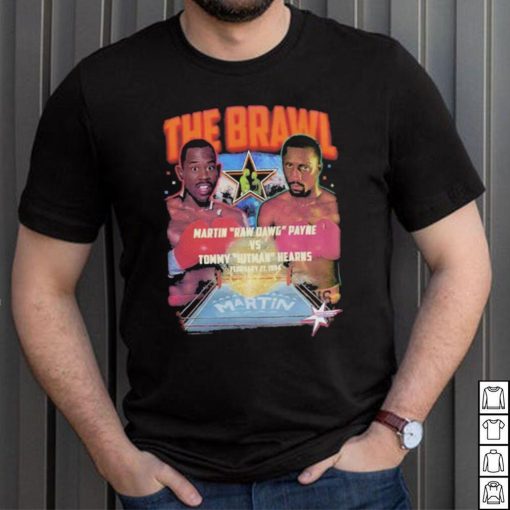 Marvothareal The Brawl Martin Raw Dawg Payne Vs Tommy Hitman Hearns Long Sleeve T Shirt