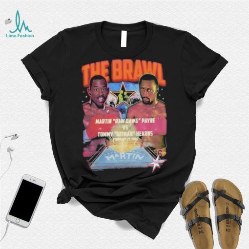 Marvothareal The Brawl Martin Raw Dawg Payne Vs Tommy Hitman Hearns Long Sleeve T Shirt