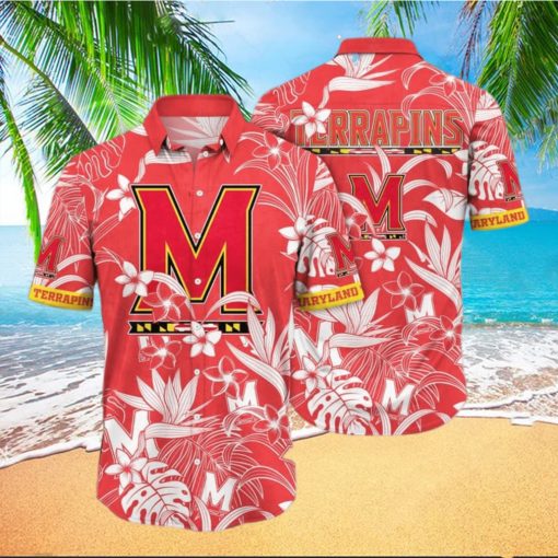 Maryland Terrapins NCAA3 Aloha Tropical Hawaiian Shirt