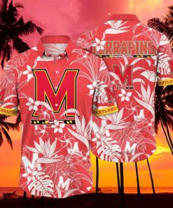 Maryland Terrapins NCAA3 Aloha Tropical Hawaiian Shirt