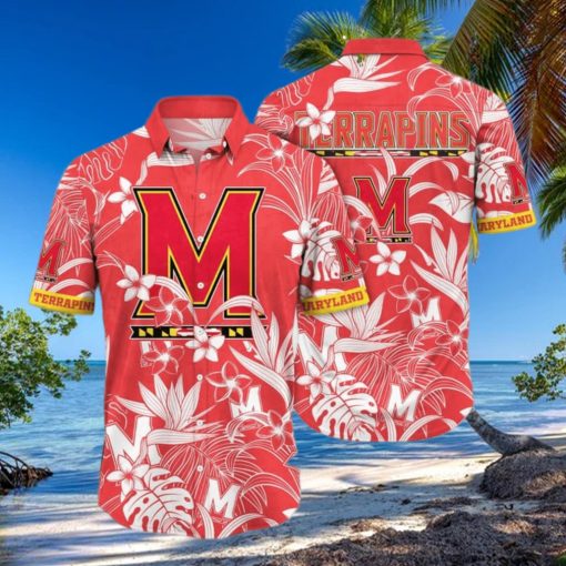 Maryland Terrapins NCAA3 Aloha Tropical Hawaiian Shirt