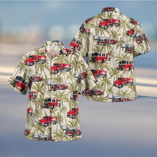 Massachusetts_MiddlebMassachusetts Middleborough Fire Department Summer Aloha And Beach Short hawaiian shirt