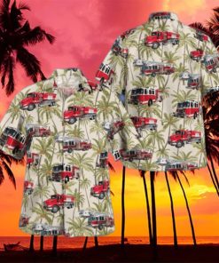 Massachusetts_MiddlebMassachusetts Middleborough Fire Department Summer Aloha And Beach Short hawaiian shirt