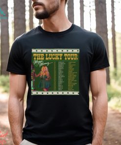 Megan Moroney The Lucky Tour 2023 poster shirt