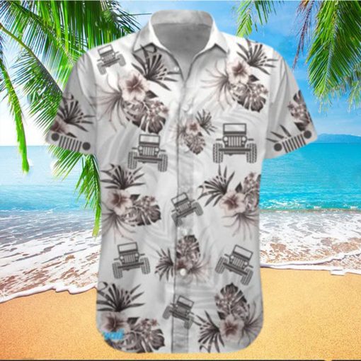 Men s Jeep Hibiscus Trending Hawaiian Shirt