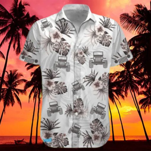 Men s Jeep Hibiscus Trending Hawaiian Shirt