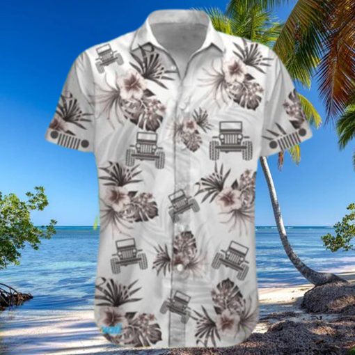 Men s Jeep Hibiscus Trending Hawaiian Shirt