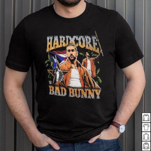 Men’s Black Bad Bunny Hardcore T Shirt