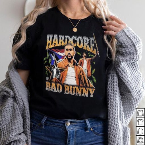 Men’s Black Bad Bunny Hardcore T Shirt