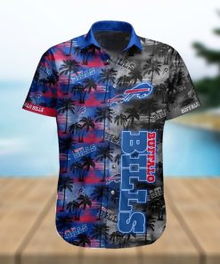 NFL Buffalo Bills Logo Collection Plaid Pattern Hawaiian Shirt - Limotees