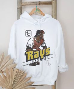 Men’s Homage x Topps Light Blue Tampa Bay Rays Shirt