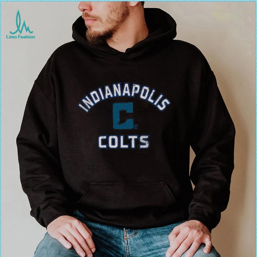 Indianapolis Colts Majestic Threads Indiana Nights Alternate Softhand  T-Shirt - Black