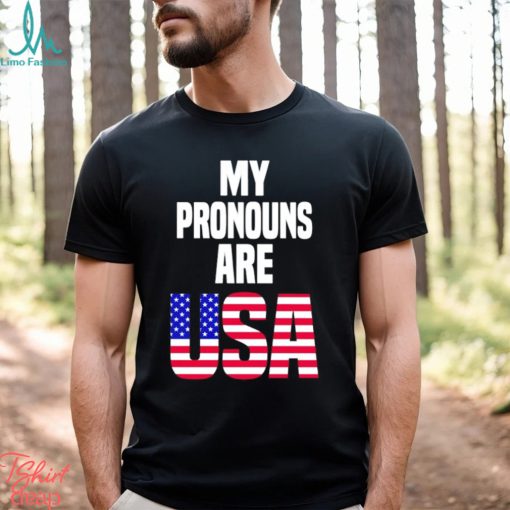 Men’s My Pronouns are USA shirt